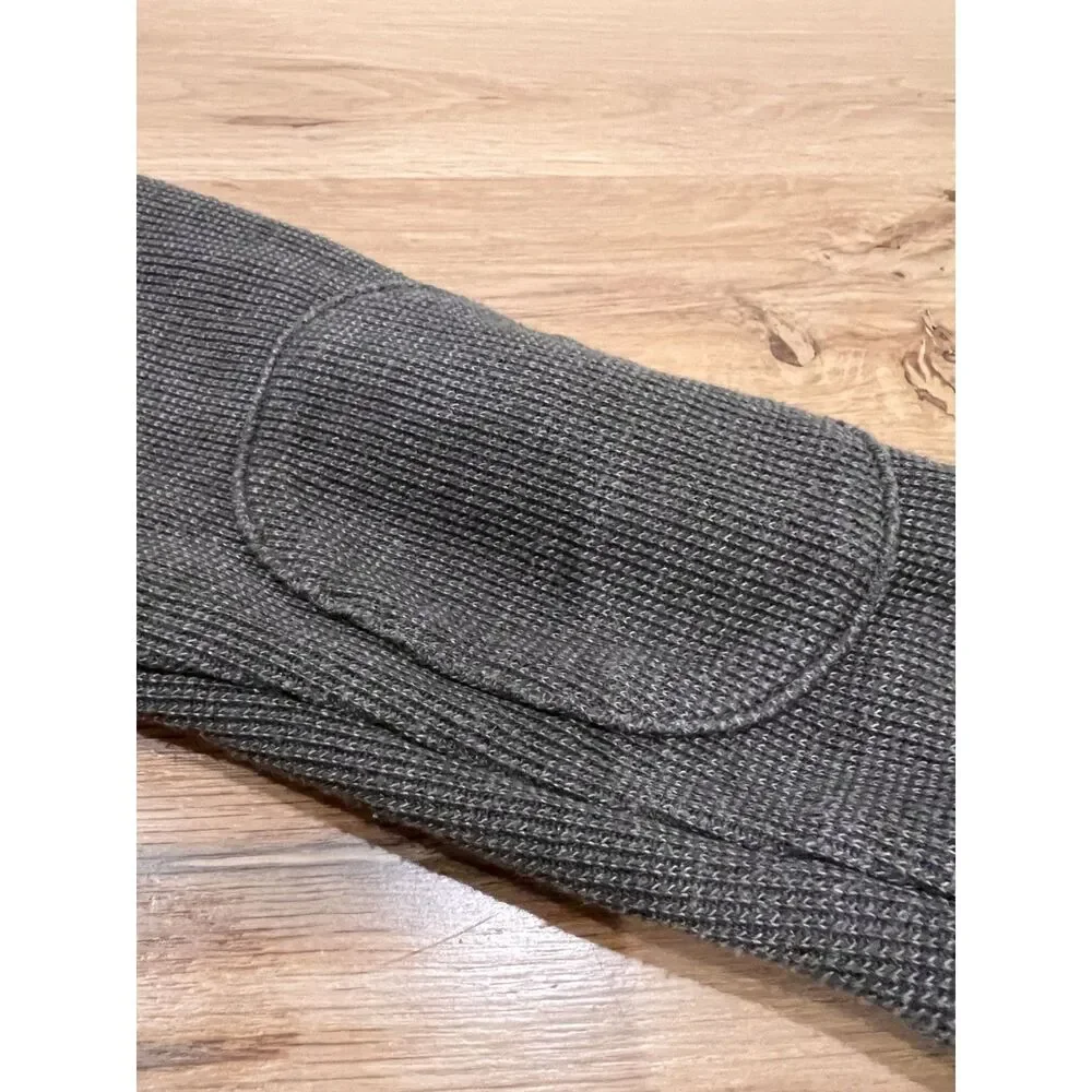 Baby Gap Toddler Waffle Knit Thermal Long Sleeve Shirt Charcoal Green Gray
